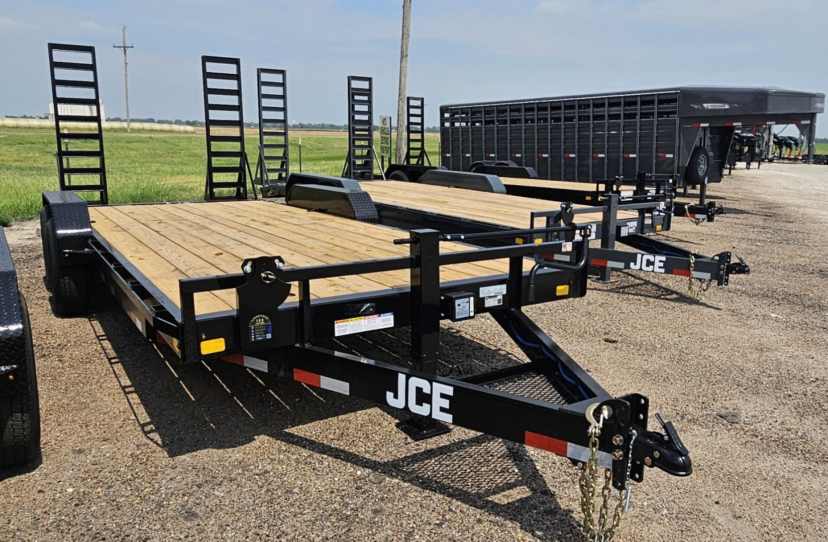 New 2026 JCE 20' x 6 in. Channel Equipment (CC) Equipment Trailer