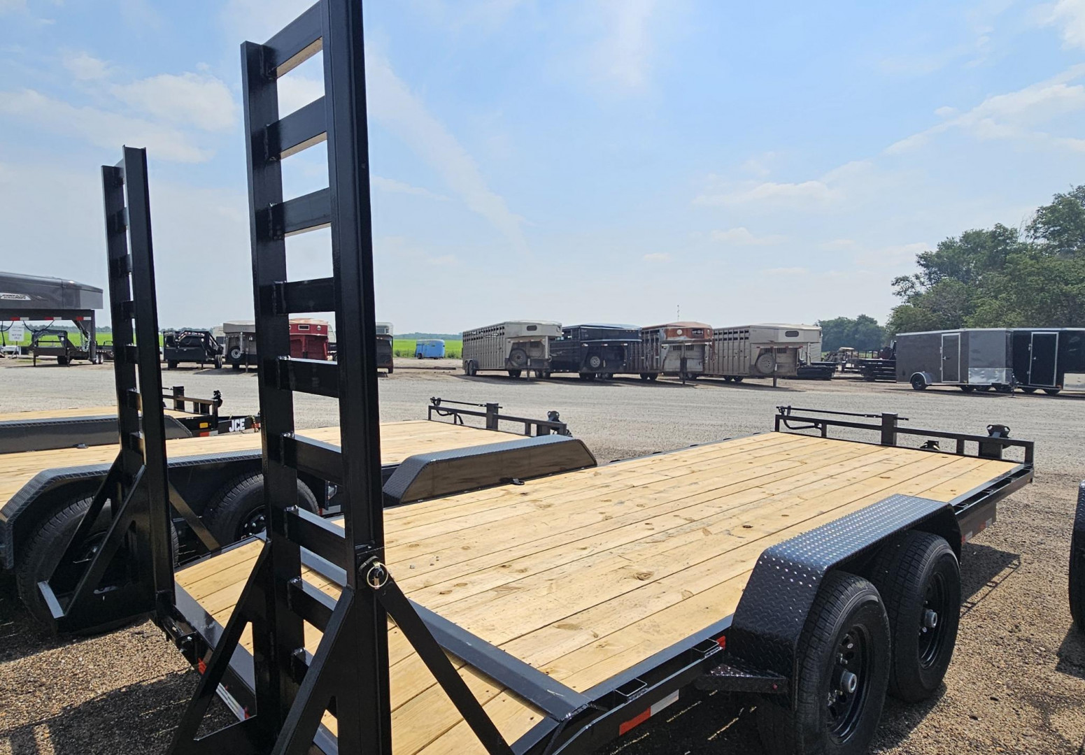 New 2026 JCE 20' x 6 in. Channel Equipment (CC) Equipment Trailer