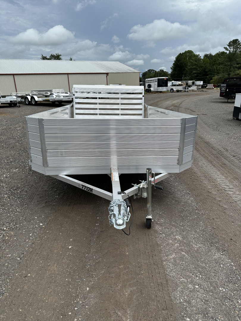 New 2026 Aluma 7712H-S-TG Utility Trailer