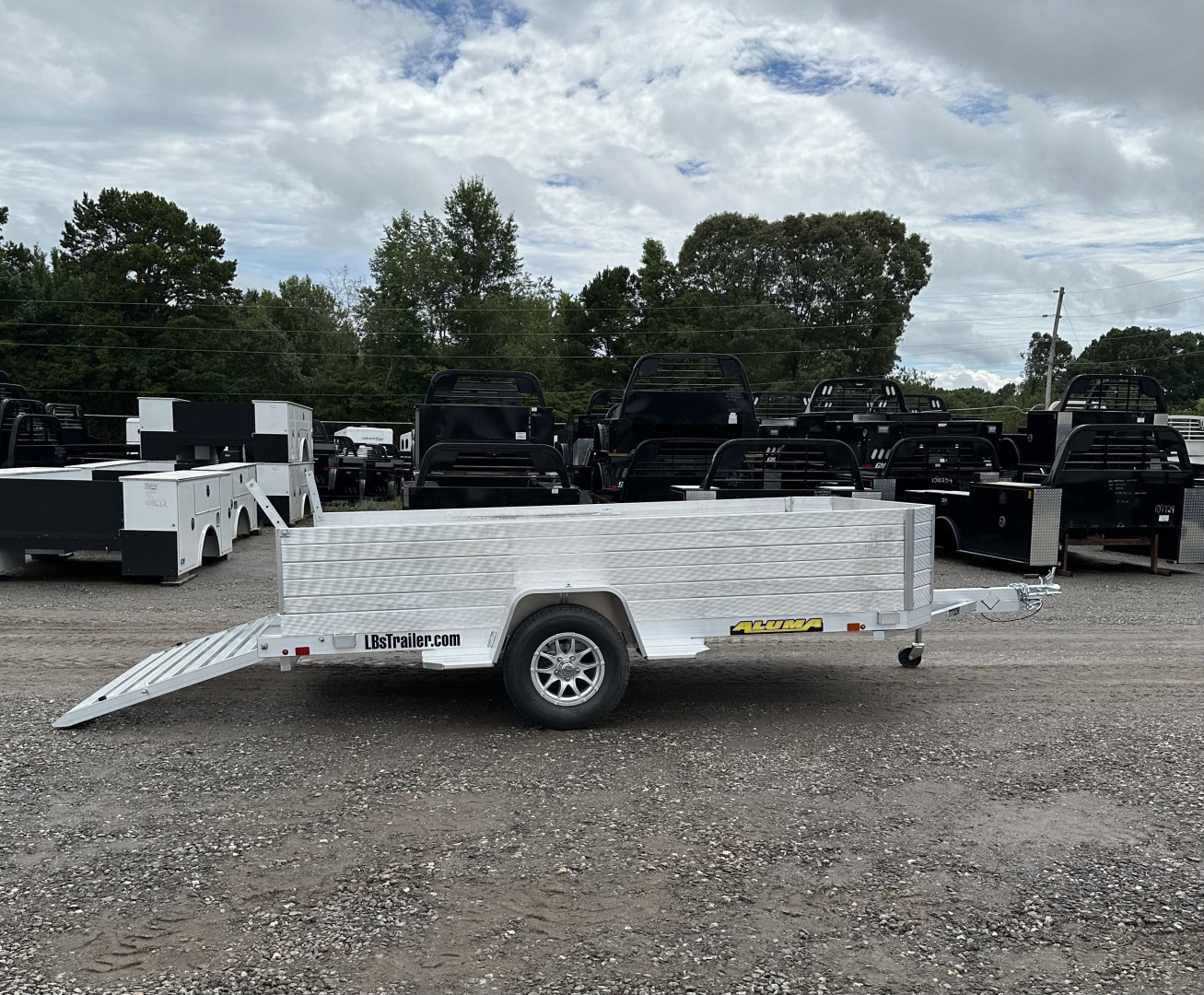New 2026 Aluma 7712H-S-TG Utility Trailer