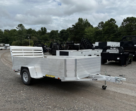 New 2026 Aluma 7712H-S-TG Utility Trailer