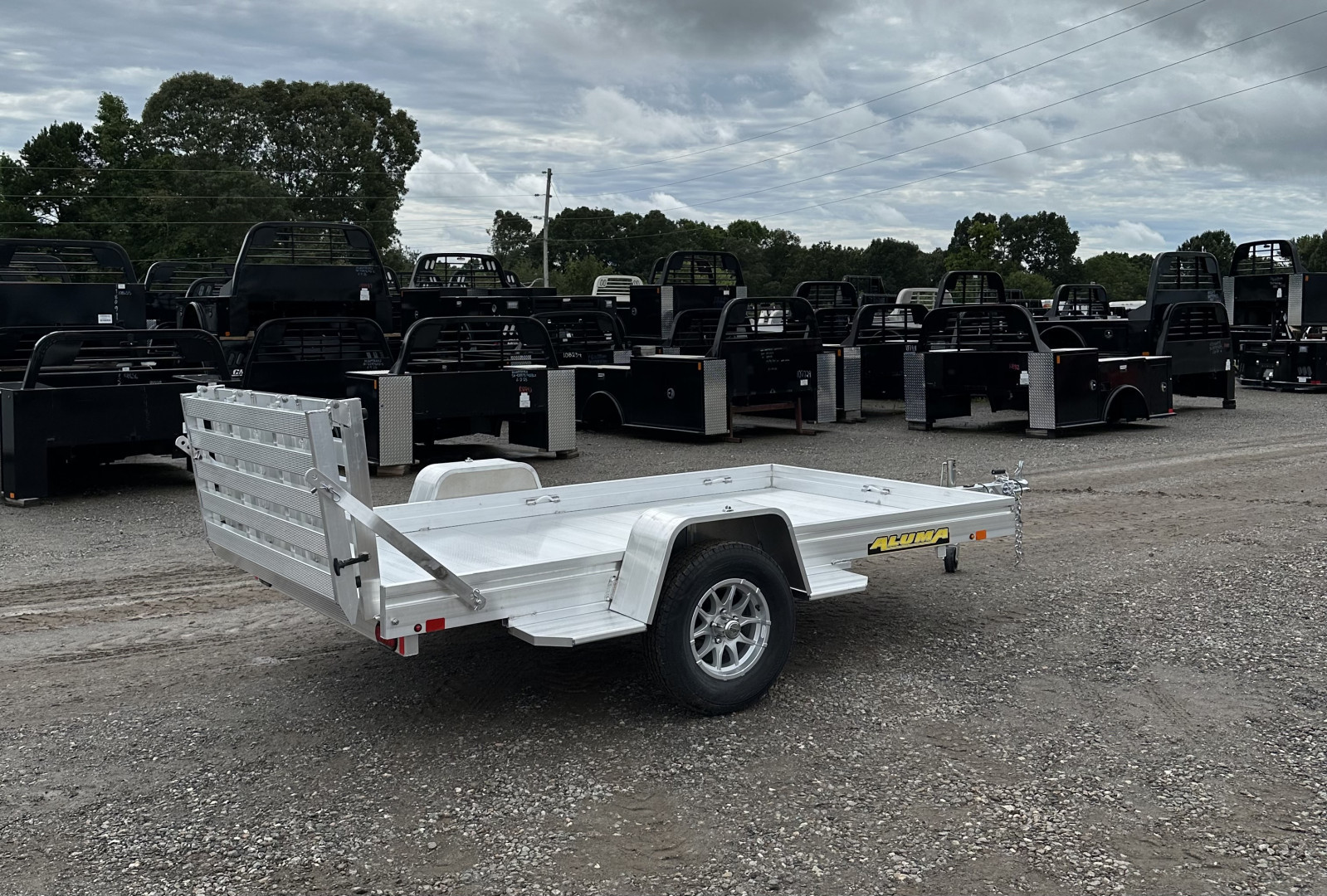 New 2026 Aluma 6810H-S-BT Utility Trailer