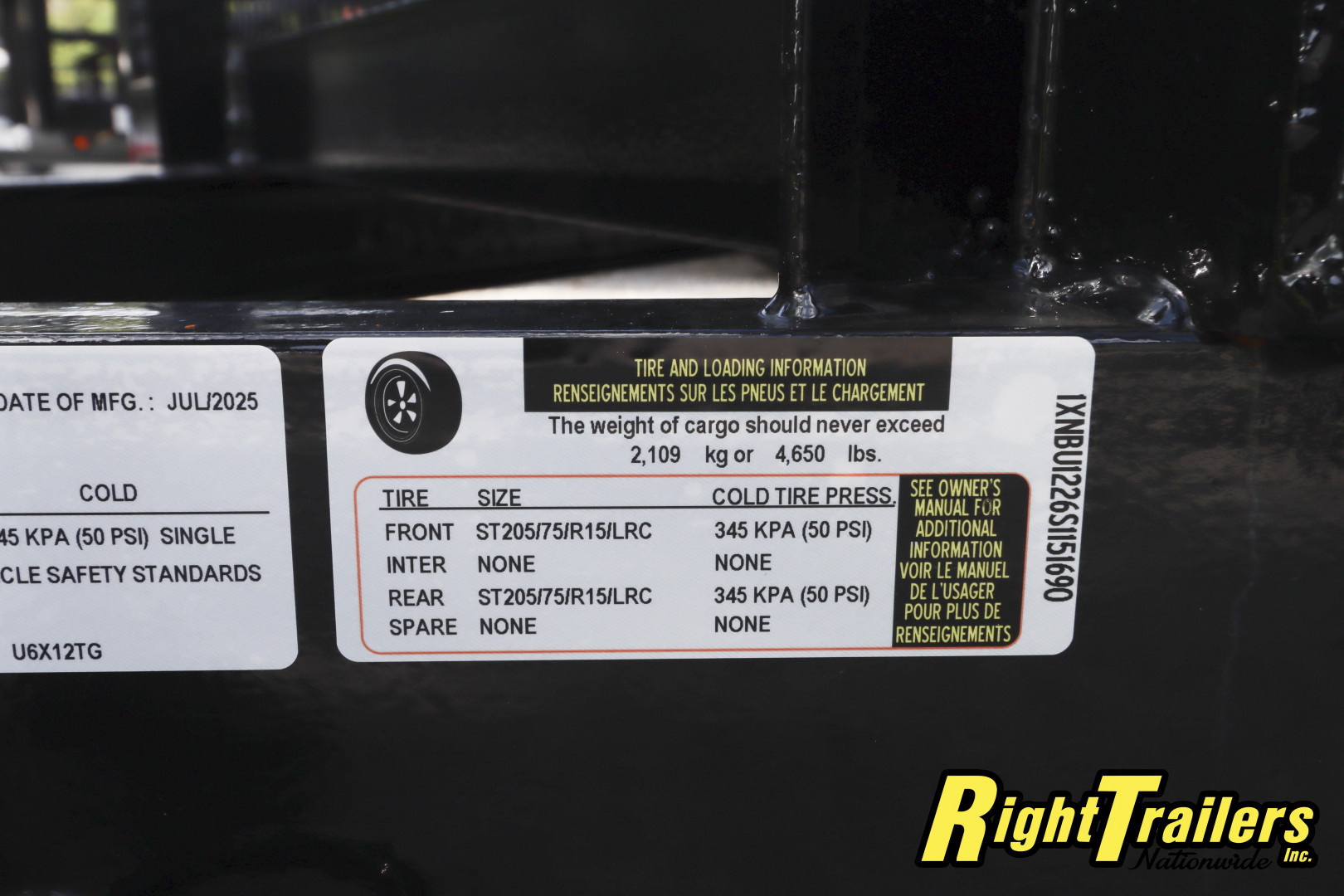 New 2025 6X12 Triple Crown Utility Trailer