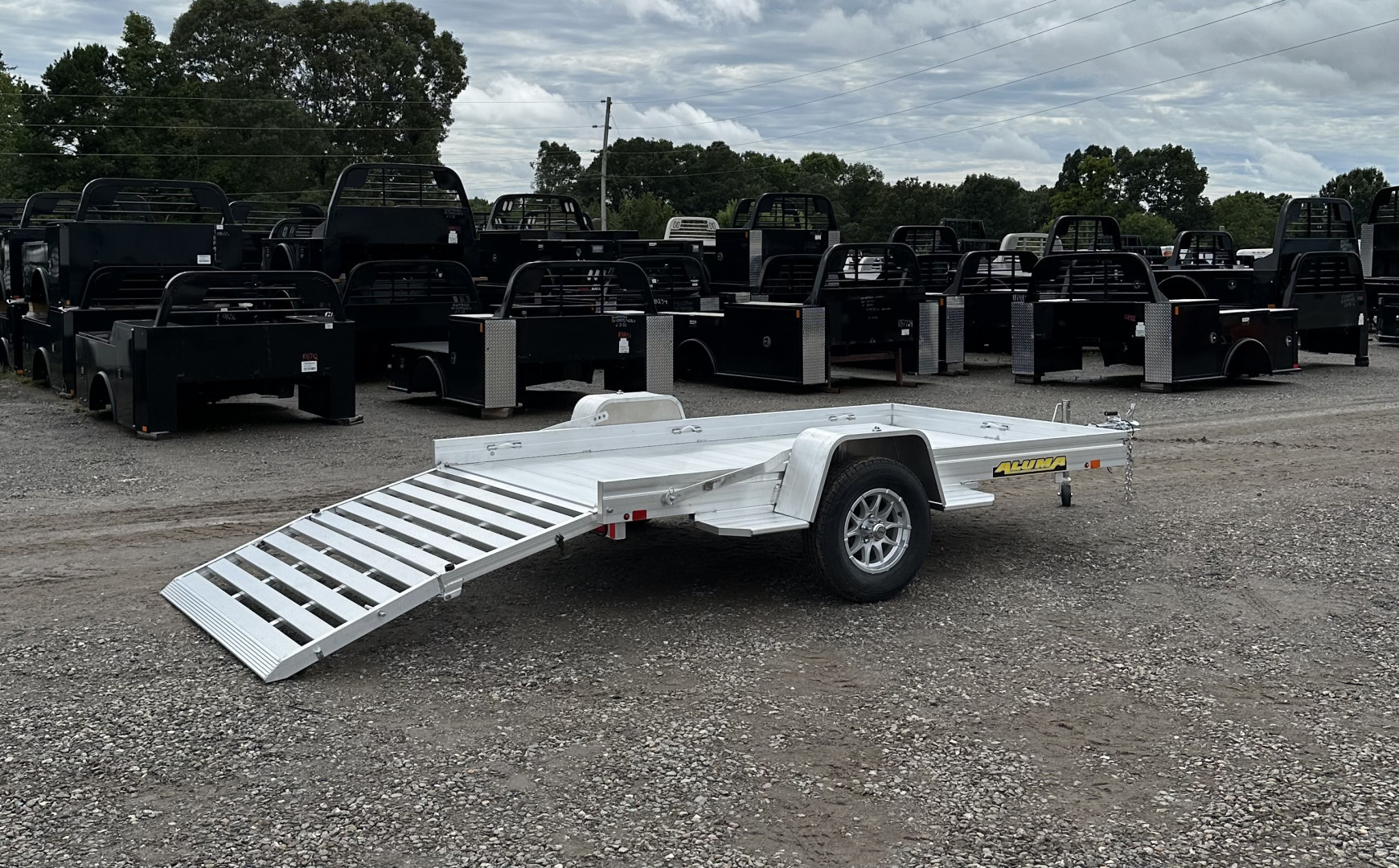New 2026 Aluma 6810H-S-BT Utility Trailer