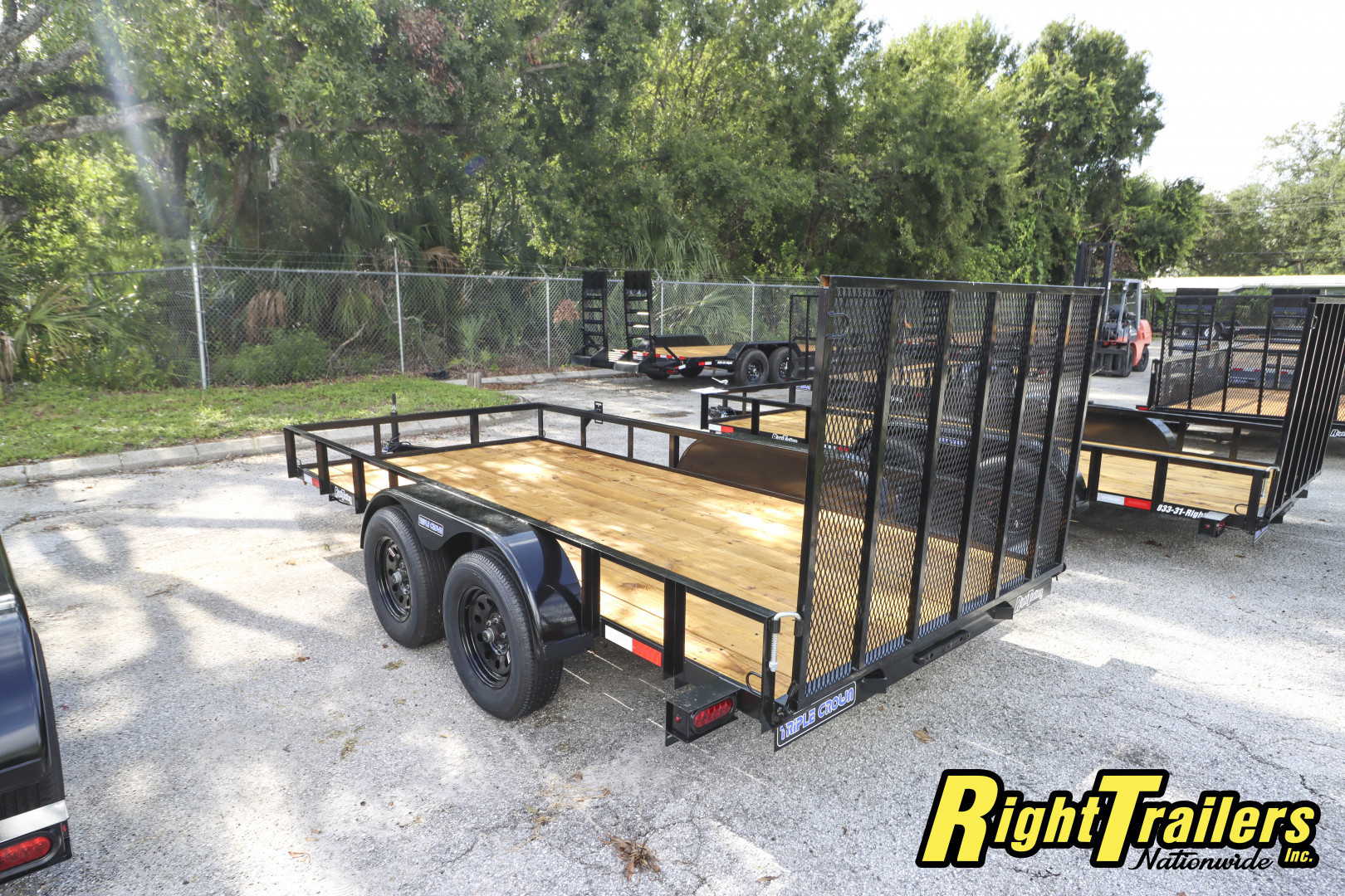 New 2025 6X14 Triple Crown Utility Trailer