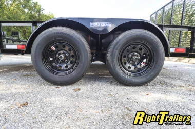 New 2025 6X14 Triple Crown Utility Trailer
