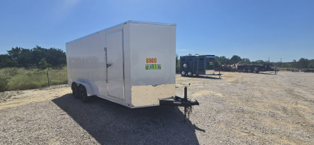 New 2025 Stallion Manufacturing LLC 7' X 18' X 7' Cargo / Enclosed Trailer