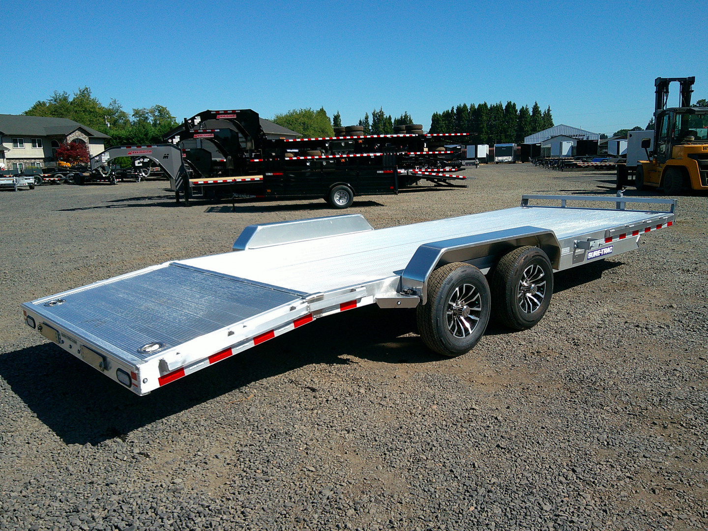 New 2025 Sure-Trac 7x20+2 10k Aluminum Car Hauler