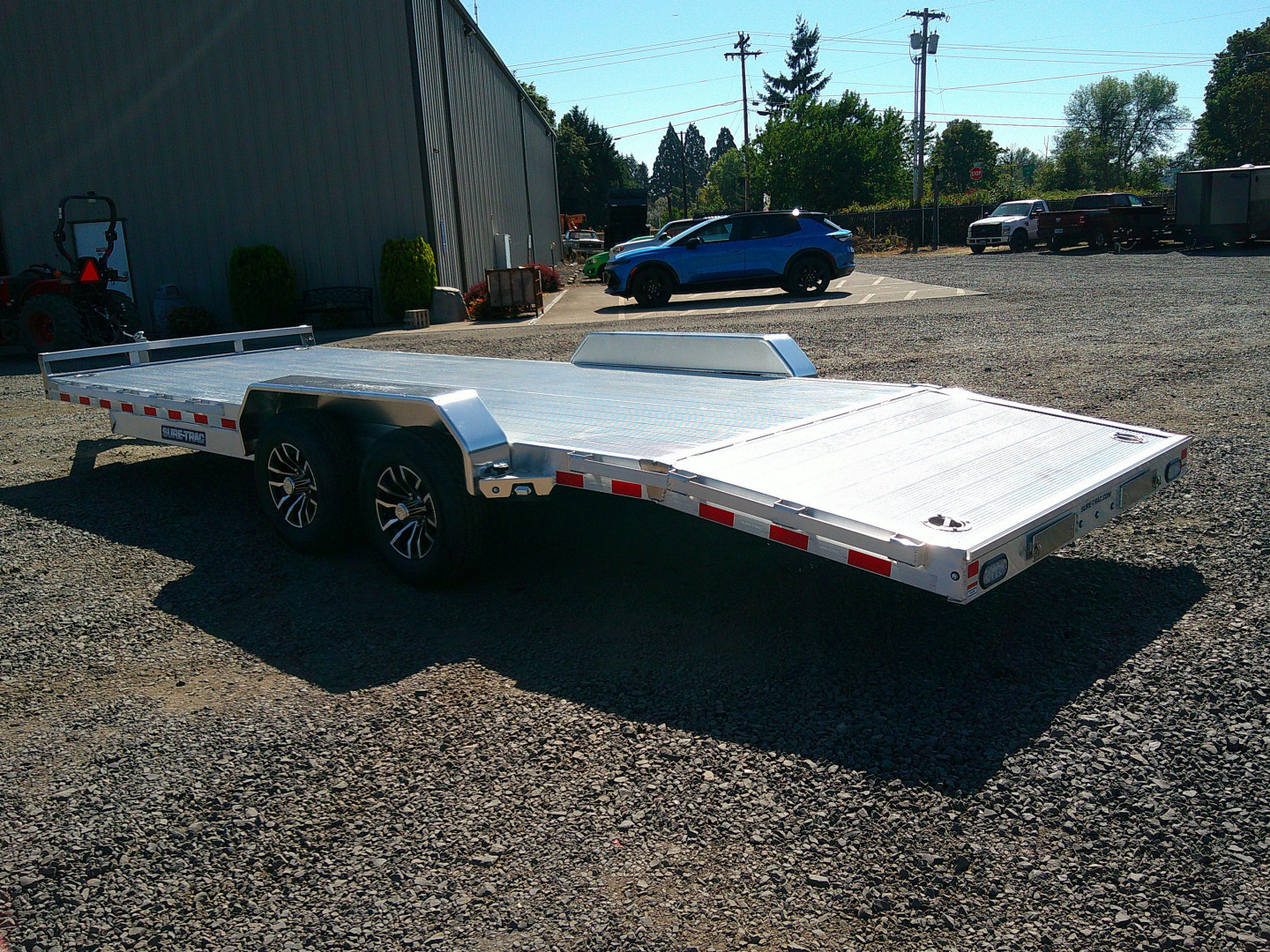 New 2025 Sure-Trac 7x20+2 10k Aluminum Car Hauler