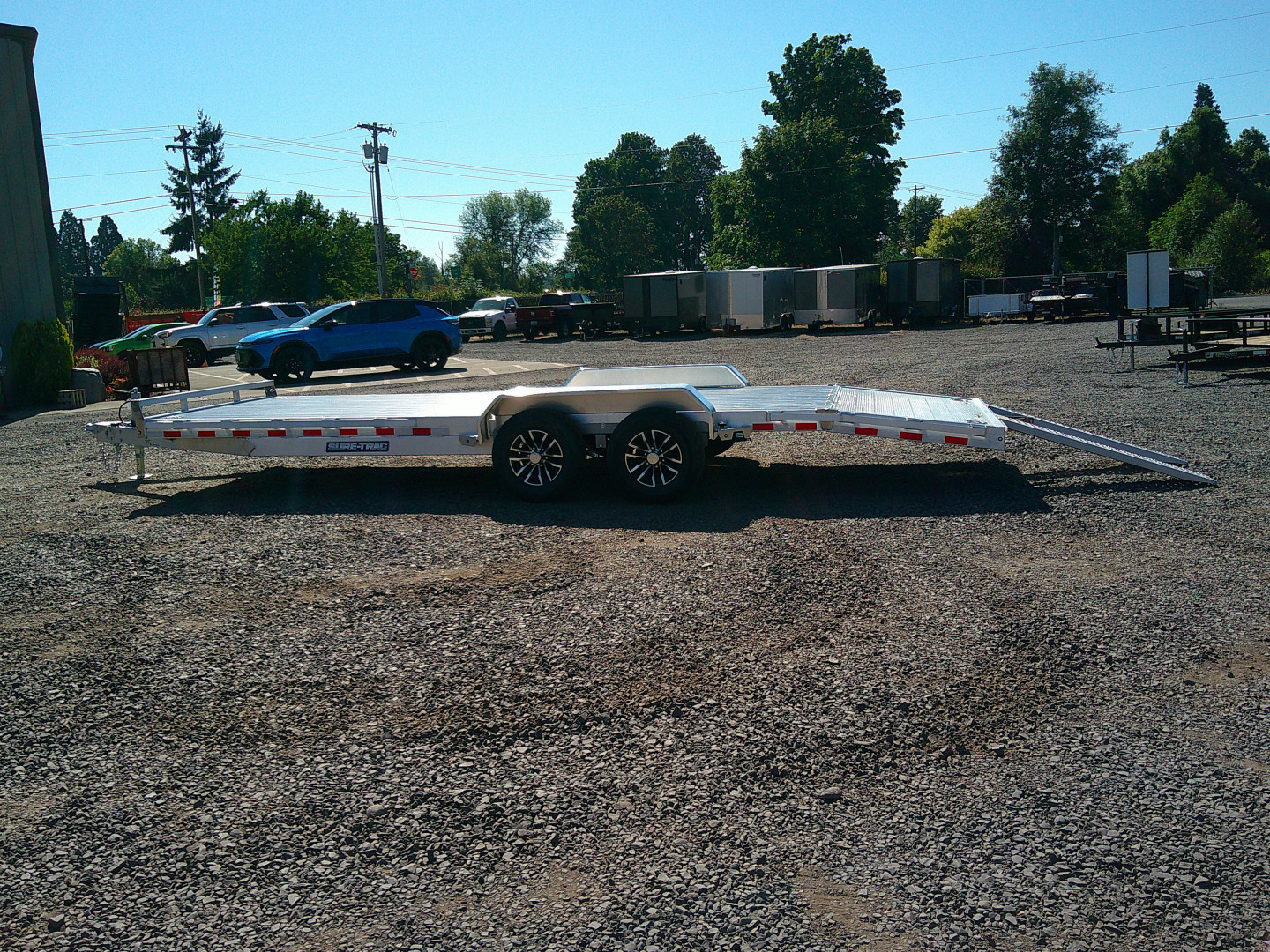 New 2025 Sure-Trac 7x20+2 10k Aluminum Car Hauler
