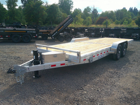 New 2025 Sure-Trac 6'10 x22' 14K Aluminum Power Tilt Trailer
