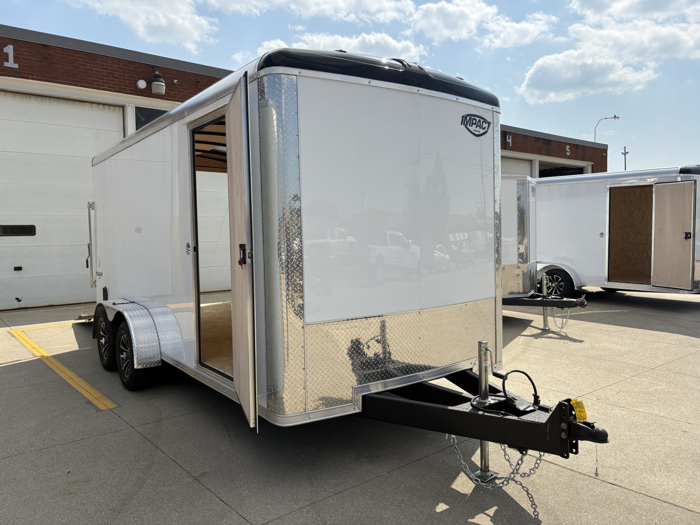 New 2026 Impact Trailers 7'X16' TREMOR ROUND TOP ROUND FRONT RAMP DOOR Cargo / Enclosed Trailer