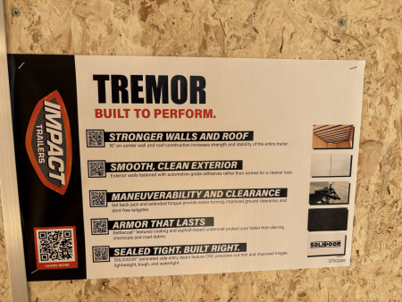 New 2026 Impact Trailers 7'X16' TREMOR ROUND TOP ROUND FRONT RAMP DOOR Cargo / Enclosed Trailer