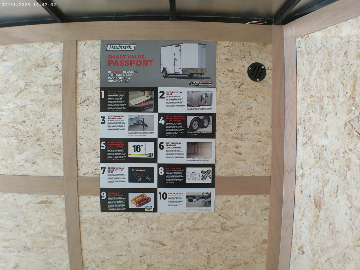 New 2026 Haulmark Passport 6x12 Tandem Deluxe Cargo / Enclosed Trailer