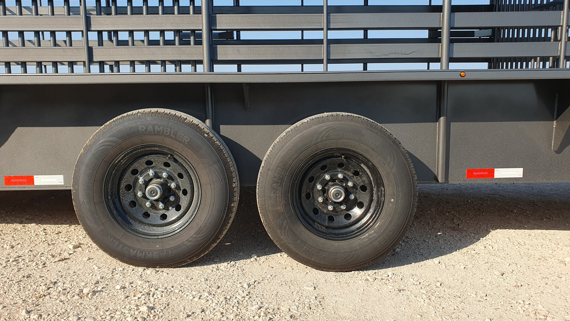 New 2026 Good Guys 6'8"x24' GN Bar Top Livestock Trailer - Wrangler