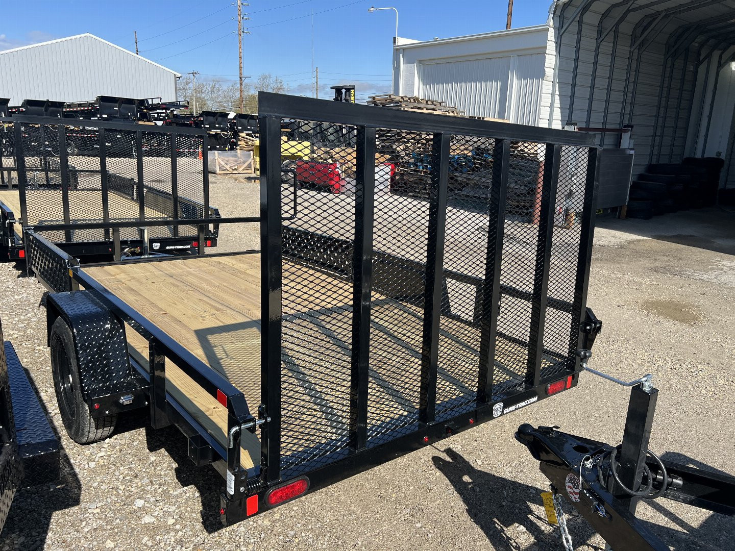 New 2025 Sure-Trac 7 X 12 Tube Top ATV 3K Idler Utility Trailer