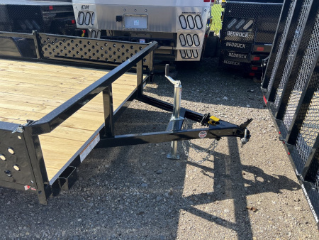 New 2025 Sure-Trac 7 X 12 Tube Top ATV 3K Idler Utility Trailer