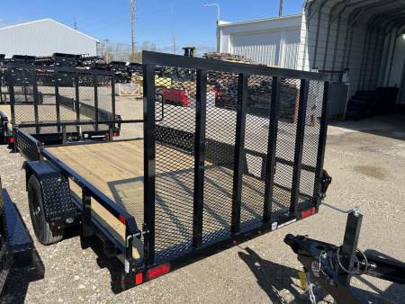 New 2025 Sure-Trac 7 X 12 Tube Top ATV 3K Idler Utility Trailer