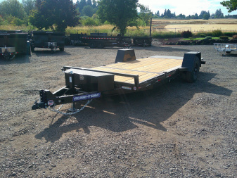 New 2025 Sure-Trac 6'10"x24 (12+4) Single Axle 7.8K Split Tilt Trailer