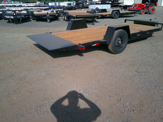 New 2025 Sure-Trac 6'10"x24 (12+4) Single Axle 7.8K Split Tilt Trailer