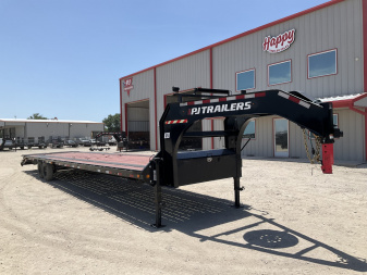 PJ Trailers 102"x40' GN Flatbed- LS