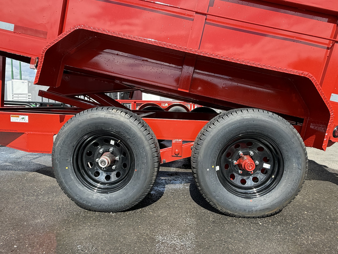 New 2025 Texas Bragg Trailers 6x12 2FT Walls Dump Trailer