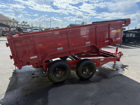 New 2025 Texas Bragg Trailers 6x12 2FT Walls Dump Trailer