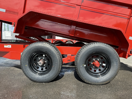 New 2025 Texas Bragg Trailers 6x12 2FT Walls Dump Trailer