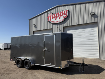 2025 Compass 7'x16' Enclosed Cargo Trailer - Indigo DLX