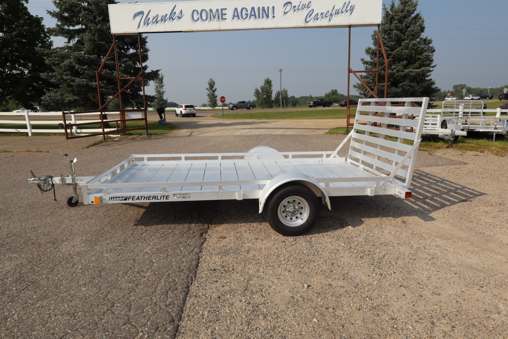 Used 2013 Featherlite Trailers 6'6" x 12' Utility Trailer