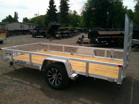 New 2025 Sure-Trac 6x12 3K Aluminum Tube Top Utility Trailer