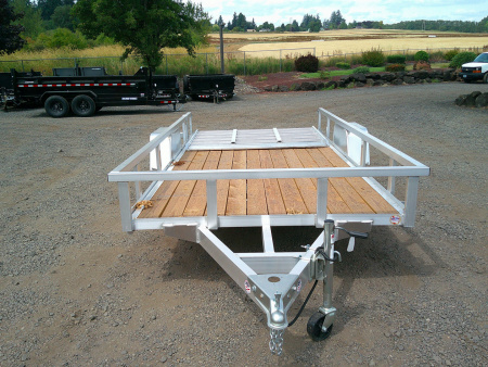 New 2025 Sure-Trac 6x12 3K Aluminum Tube Top Utility Trailer