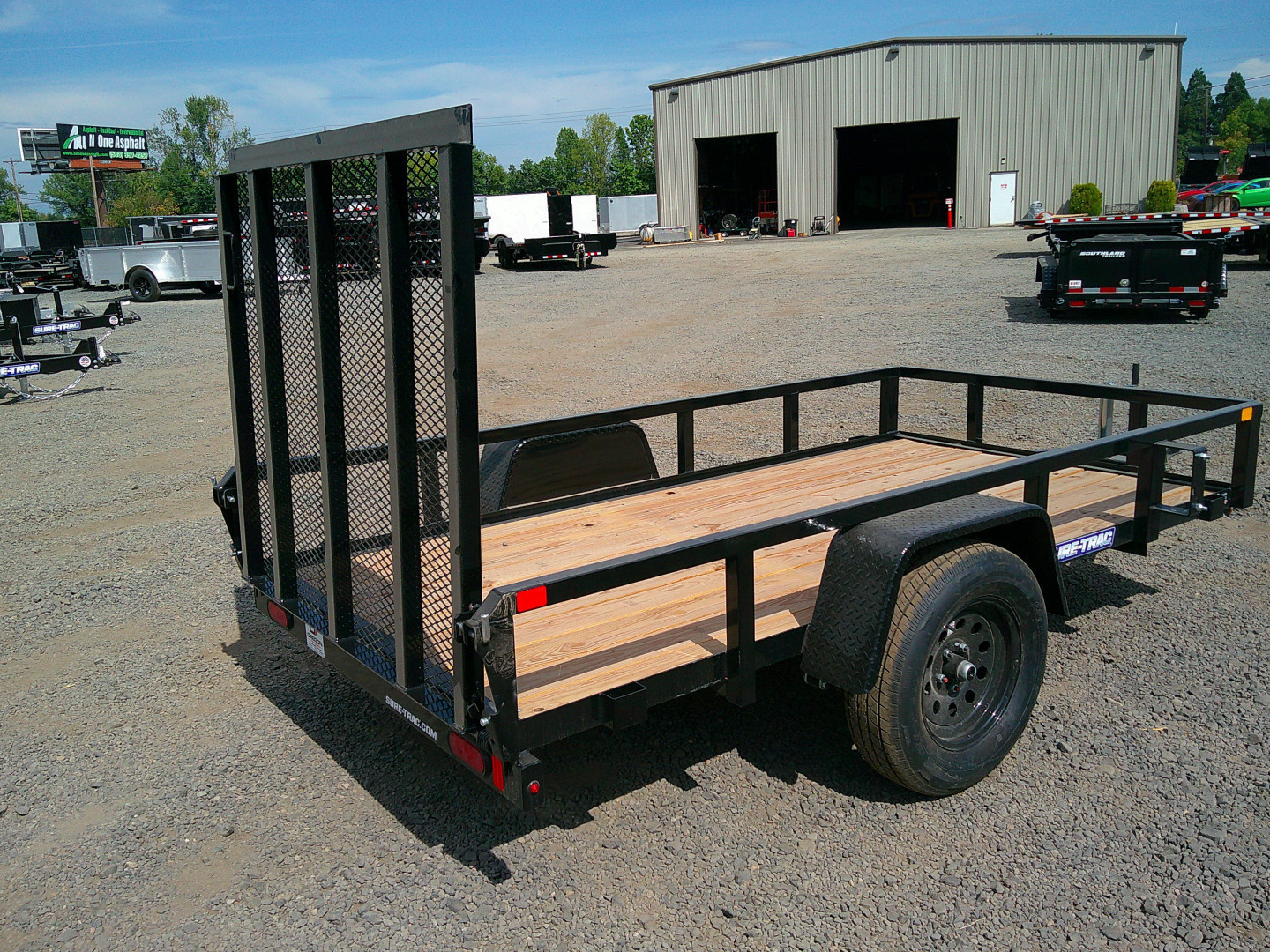 New 2025 Sure-Trac 6x10 3K Tube Top Utility Trailer