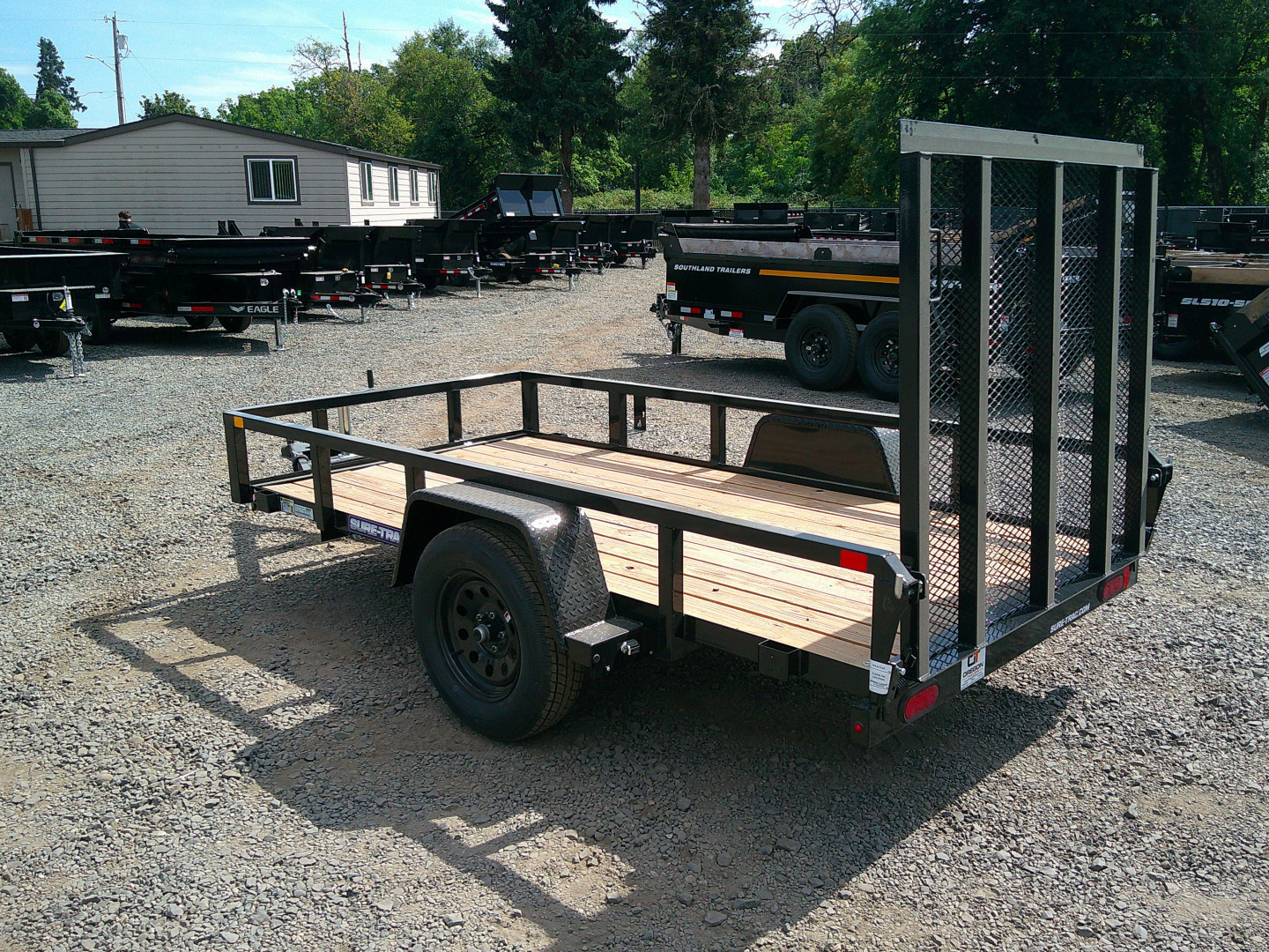 New 2025 Sure-Trac 6x10 3K Tube Top Utility Trailer