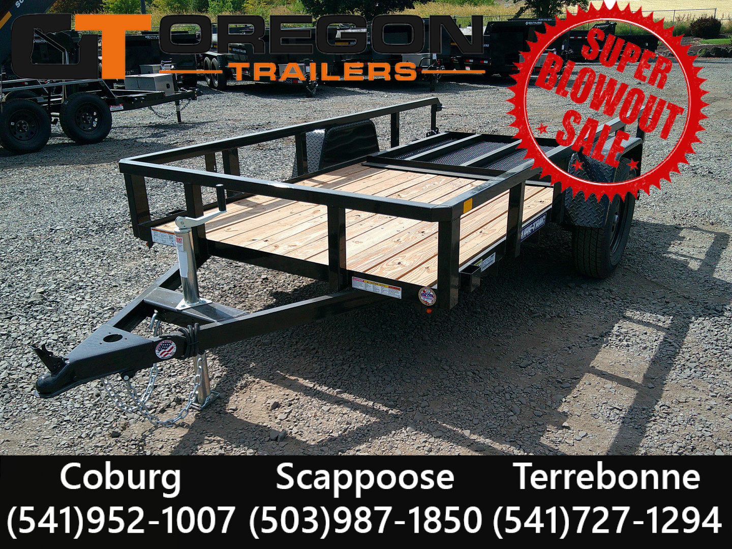 New 2025 Sure-Trac 6x10 3K Tube Top Utility Trailer