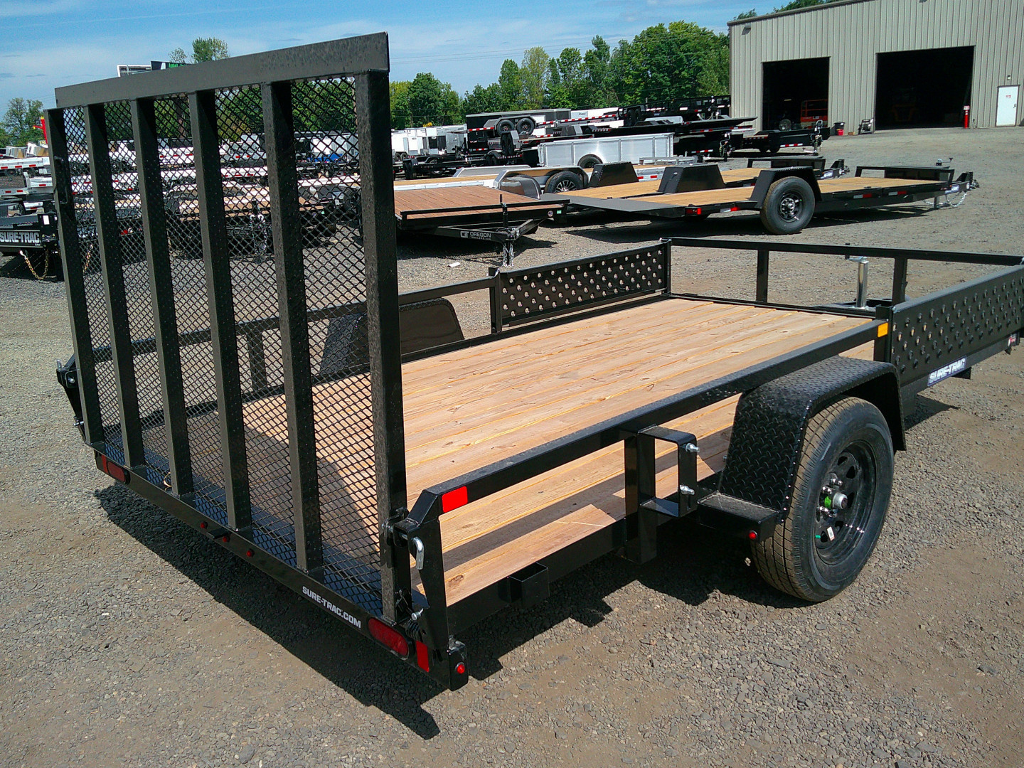 New 2025 Sure-Trac 5x10 Tube Top 3K Utility Trailer