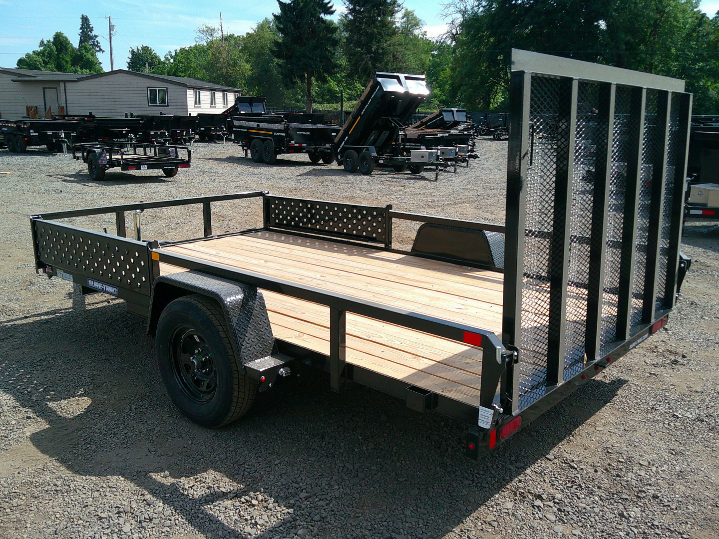 New 2025 Sure-Trac 5x10 Tube Top 3K Utility Trailer