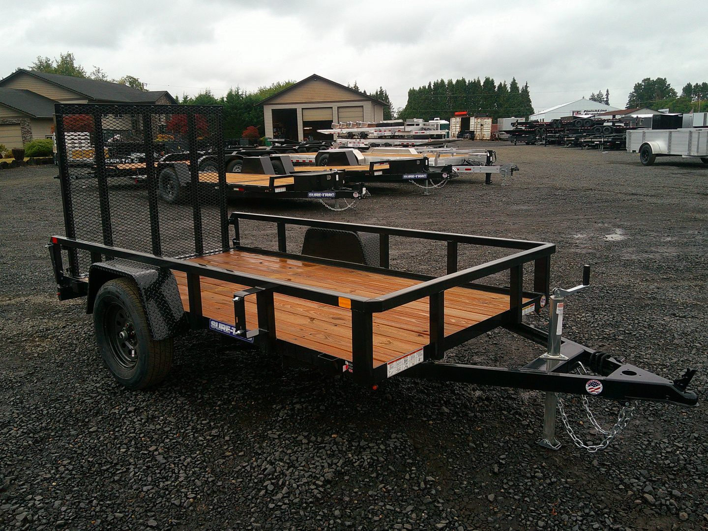 New 2025 Sure-Trac 5x10 Tube Top 3K Utility Trailer