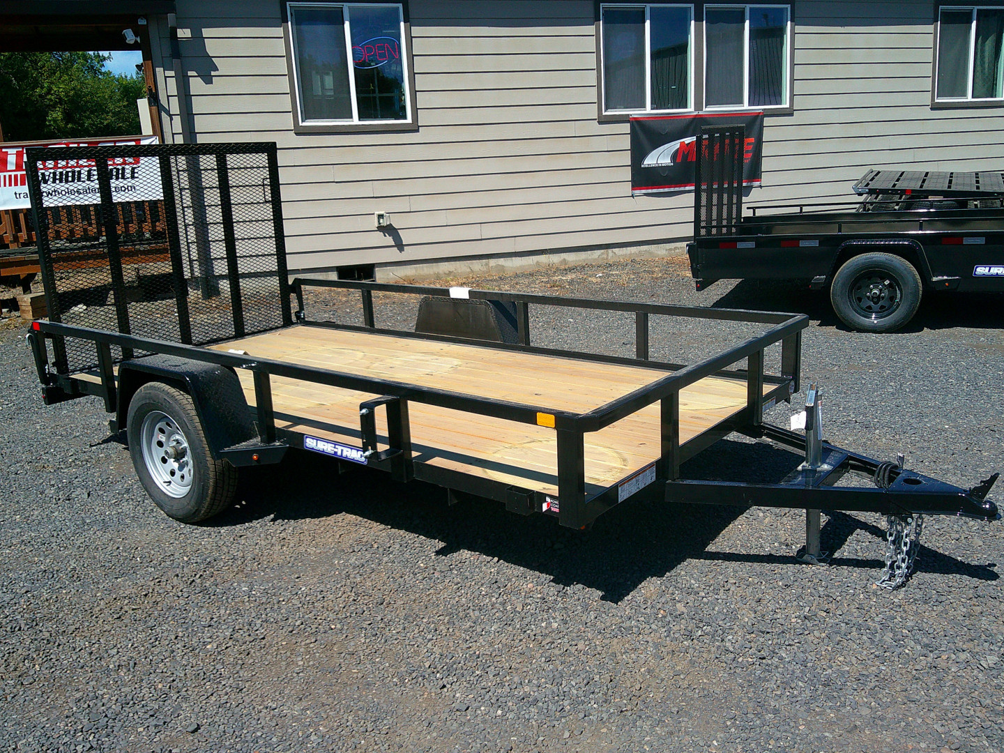 New 2025 Sure-Trac 6x12 Tube Top 3K Utility Trailer