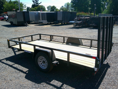 New 2025 Sure-Trac 6x12 Tube Top 3K Utility Trailer