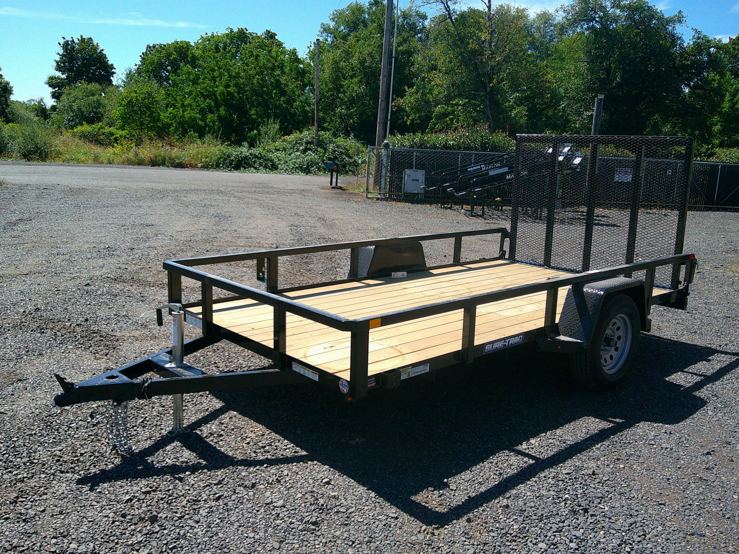 New 2025 Sure-Trac 6x12 Tube Top 3K Utility Trailer