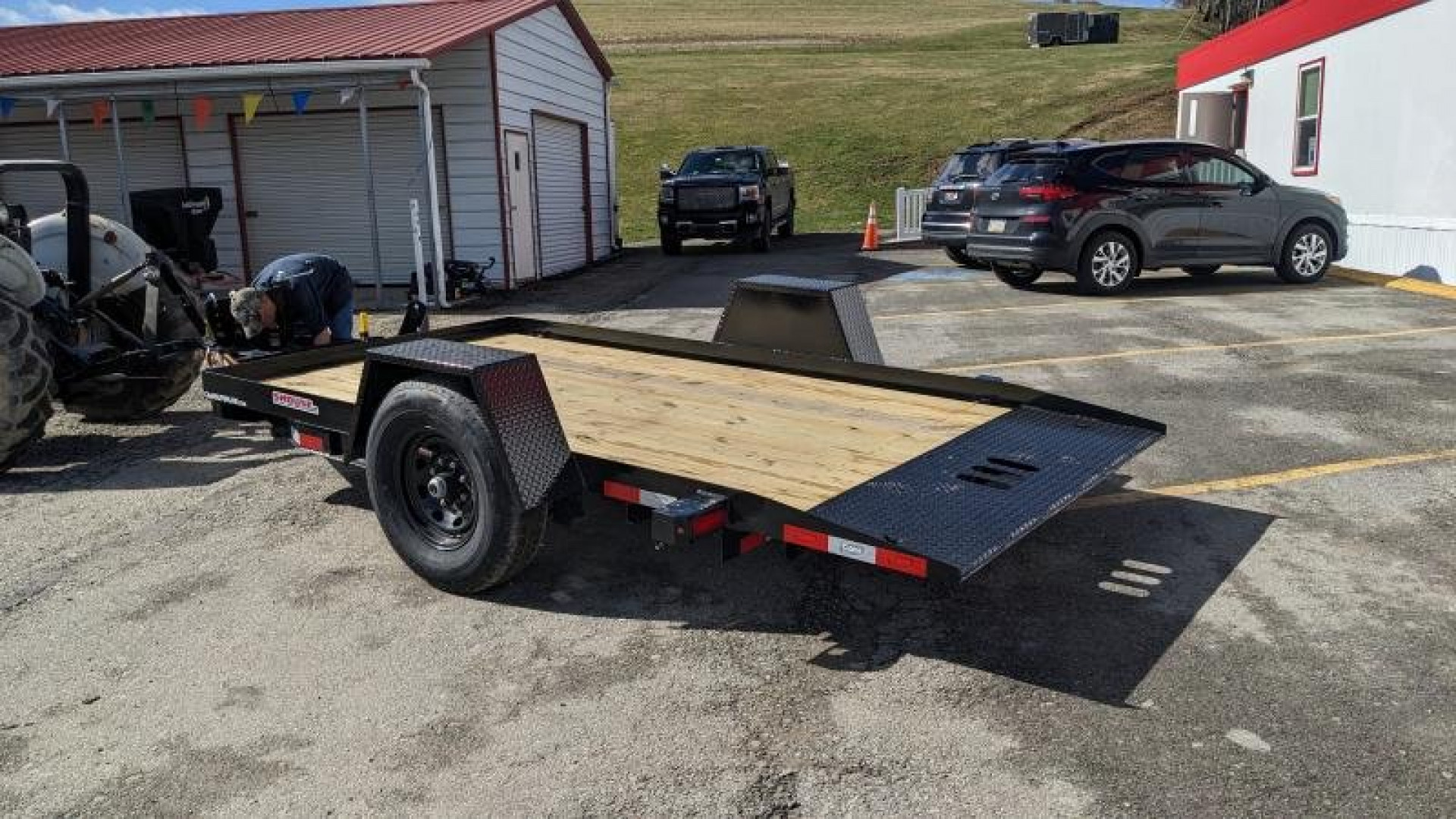 New 2026 CAM Superline 6x12 Single Axle Tilt Trailer