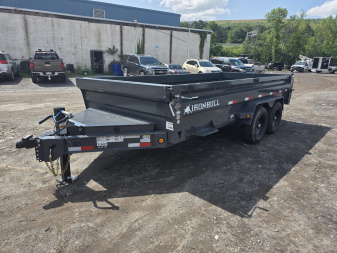 New 2026 Iron Bull DWB 7X16 14,999K Dump Trailer