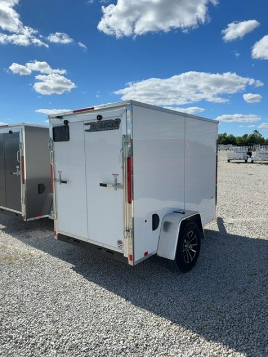 New 2026 CARGO EXPRESS EX DLX 5' x 8' 3K Idler Ramp Door Enclosed Cargo Trailer