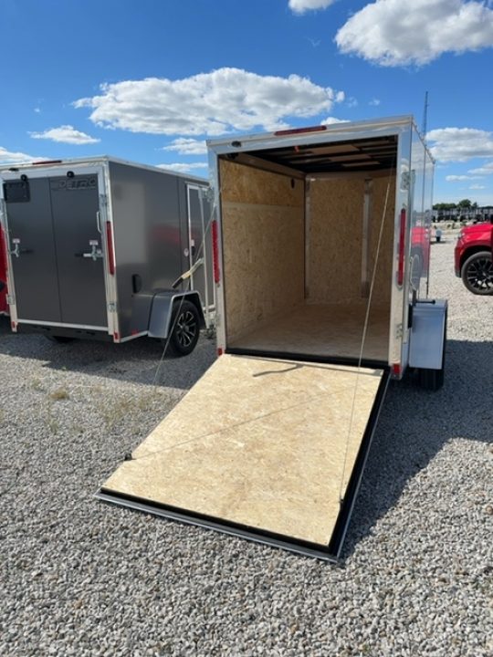 New 2026 CARGO EXPRESS EX DLX 5' x 8' 3K Idler Ramp Door Enclosed Cargo Trailer