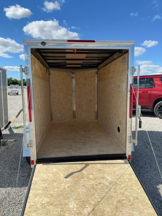 New 2026 CARGO EXPRESS EX DLX 5' x 8' 3K Idler Ramp Door Enclosed Cargo Trailer