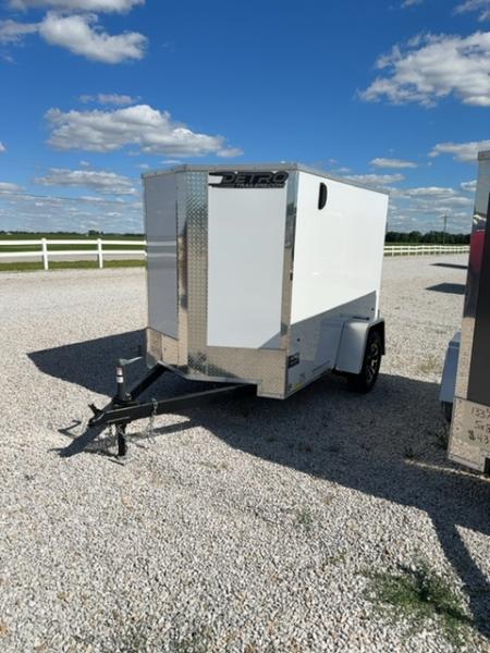 New 2026 CARGO EXPRESS EX DLX 5' x 8' 3K Idler Ramp Door Enclosed Cargo Trailer