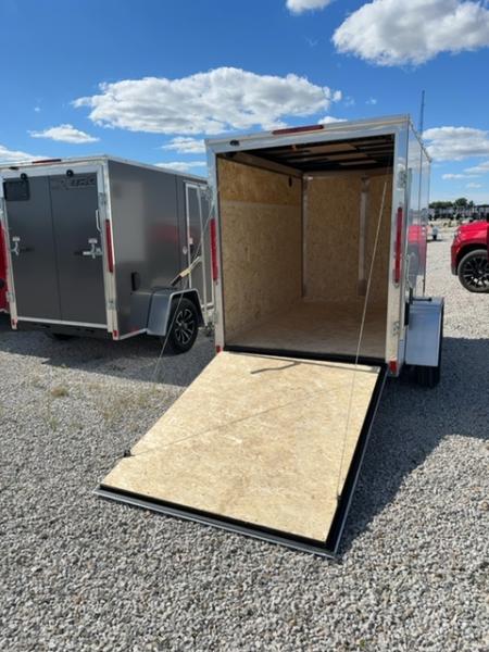 New 2026 CARGO EXPRESS EX DLX 5' x 8' 3K Idler Ramp Door Enclosed Cargo Trailer
