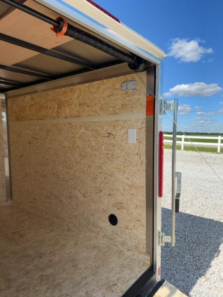 New 2026 CARGO EXPRESS EX DLX 5' x 8' 3K Idler Ramp Door Enclosed Cargo Trailer
