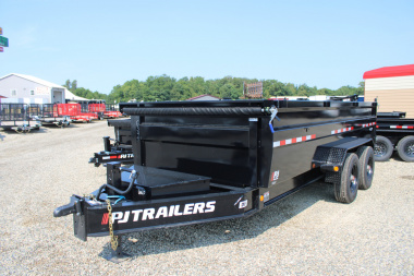 New 2025 PJ Trailers 16' DE 22K GVWR DUMP TRAILER 49593 Dump Trailer